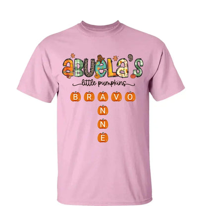 Grandma’s Little Pumpkins Fall Design – Personalized Shirt for Autumn – Cute Seasonal Gift for Grandma, Nana, Mimi or Mom  Ezcustomize
