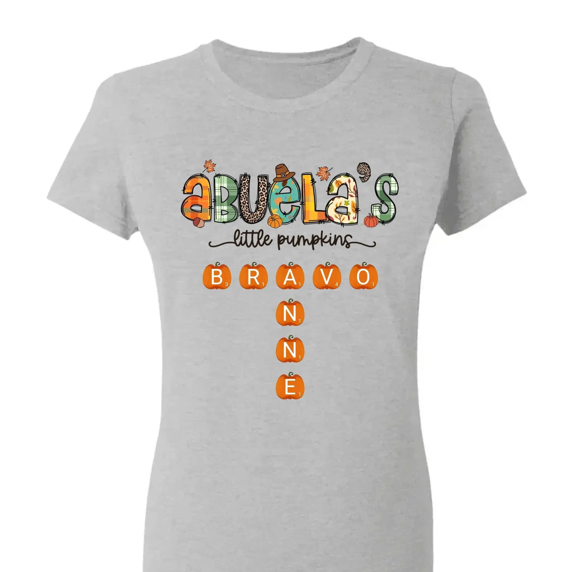 Grandma’s Little Pumpkins Fall Design – Personalized Shirt for Autumn – Cute Seasonal Gift for Grandma, Nana, Mimi or Mom  Ezcustomize