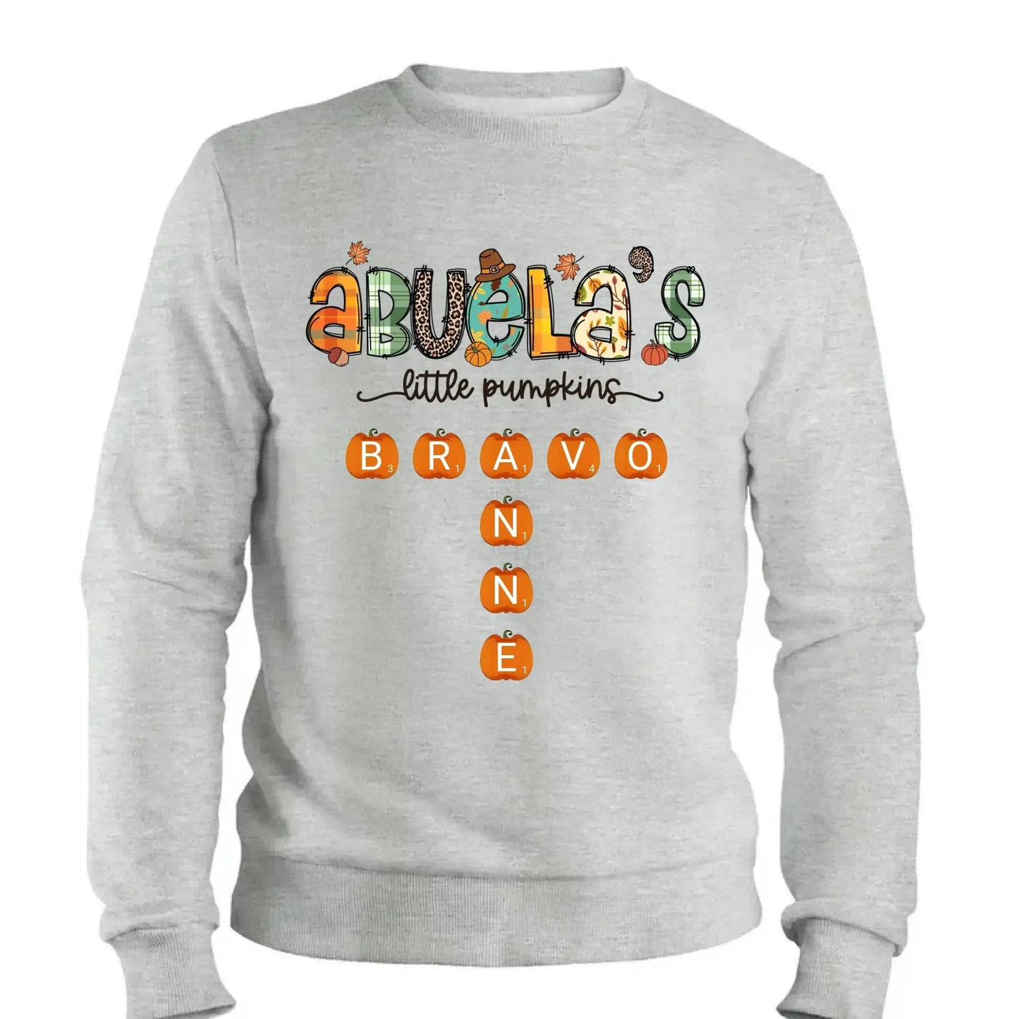 Grandma’s Little Pumpkins Fall Design – Personalized Shirt for Autumn – Cute Seasonal Gift for Grandma, Nana, Mimi or Mom  Ezcustomize