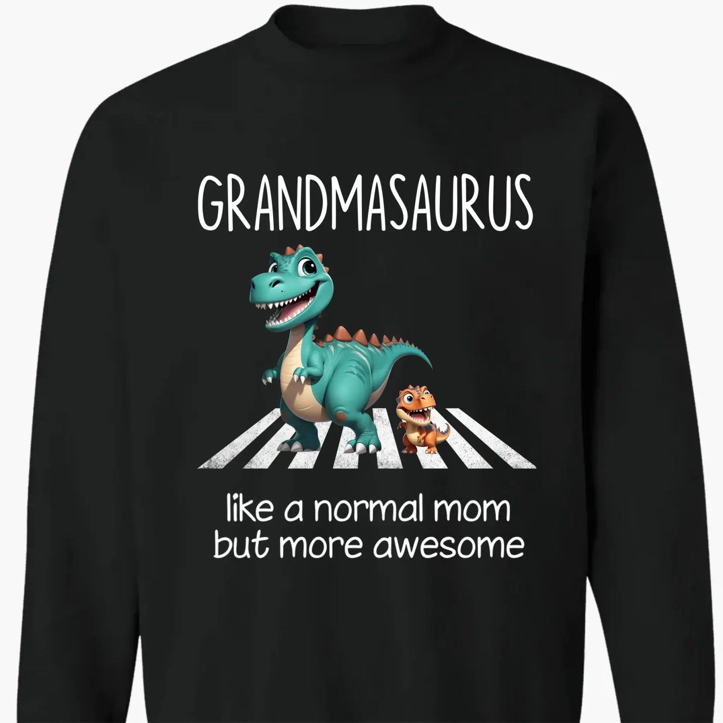 Grandmasaurus & Kids 3D Dinosaur Shirt – Personalized Dark Color T-Shirt – Fun Mother’s Day Gift for Grandma  Ezcustomize