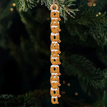Handmade Gingerbread Letter Wooden Ornament – Personalized Gift One Letter at a Time – Birthday & Christmas Keepsake for Loved Ones  Ezcustomize
