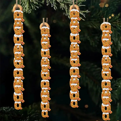 Handmade Gingerbread Letter Wooden Ornament – Personalized Gift One Letter at a Time – Birthday & Christmas Keepsake for Loved Ones  Ezcustomize