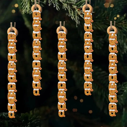 Handmade Gingerbread Letter Wooden Ornament – Personalized Gift One Letter at a Time – Birthday & Christmas Keepsake for Loved Ones  Ezcustomize