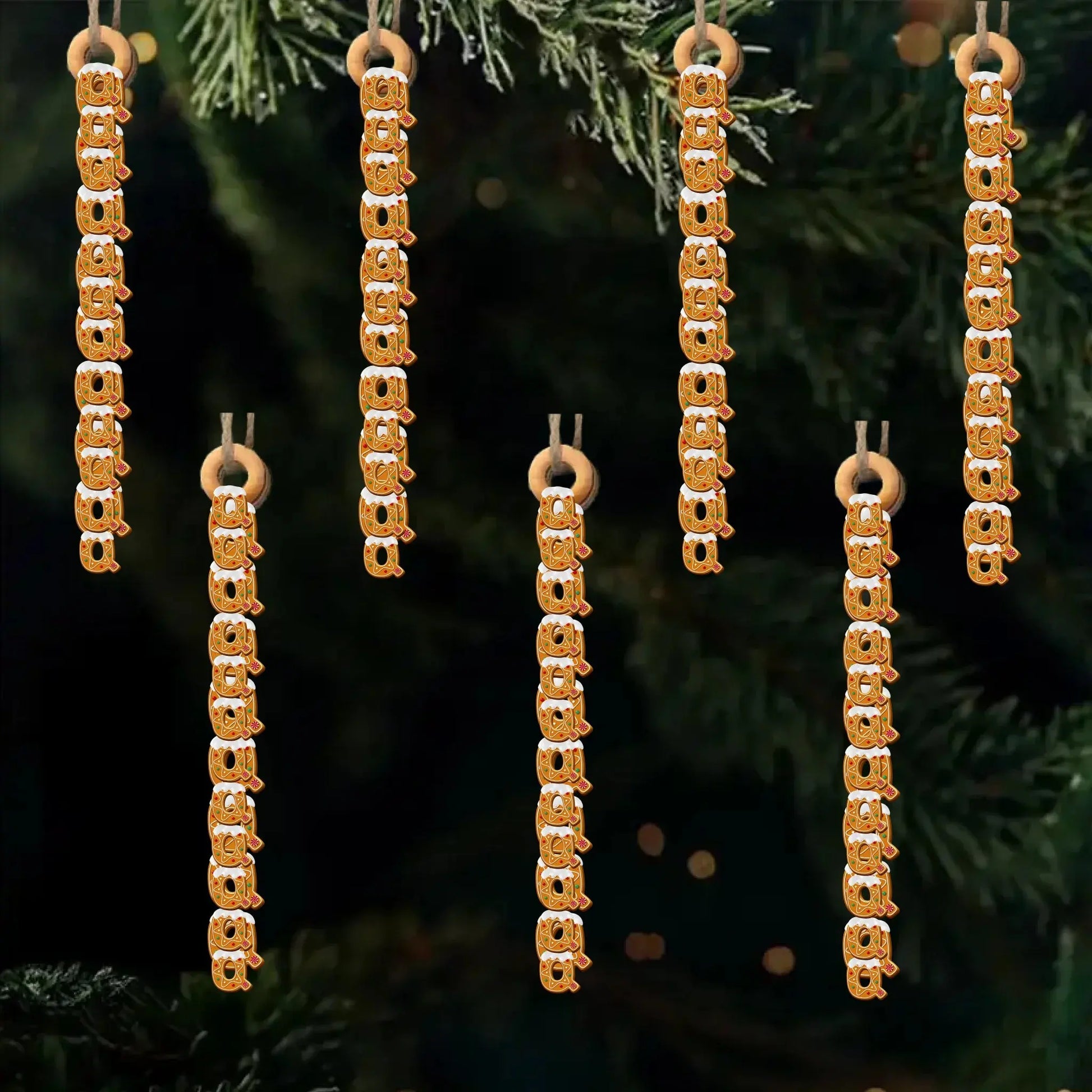 Handmade Gingerbread Letter Wooden Ornament – Personalized Gift One Letter at a Time – Birthday & Christmas Keepsake for Loved Ones  Ezcustomize