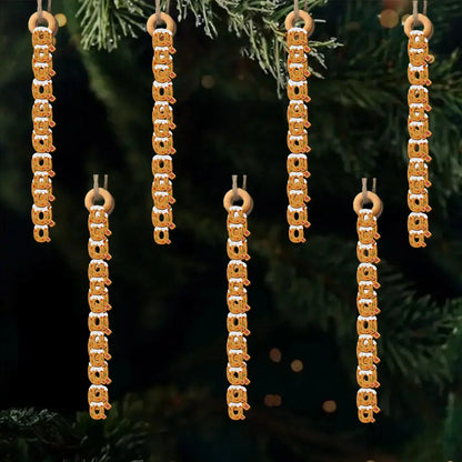 Handmade Gingerbread Letter Wooden Ornament – Personalized Gift One Letter at a Time – Birthday & Christmas Keepsake for Loved Ones  Ezcustomize