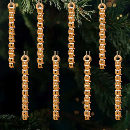 Handmade Gingerbread Letter Wooden Ornament – Personalized Gift One Letter at a Time – Birthday & Christmas Keepsake for Loved Ones  Ezcustomize