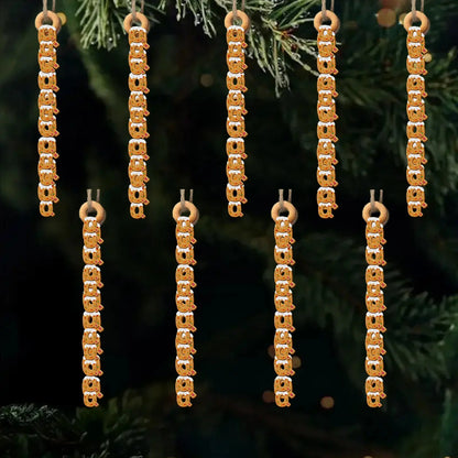 Handmade Gingerbread Letter Wooden Ornament – Personalized Gift One Letter at a Time – Birthday & Christmas Keepsake for Loved Ones  Ezcustomize