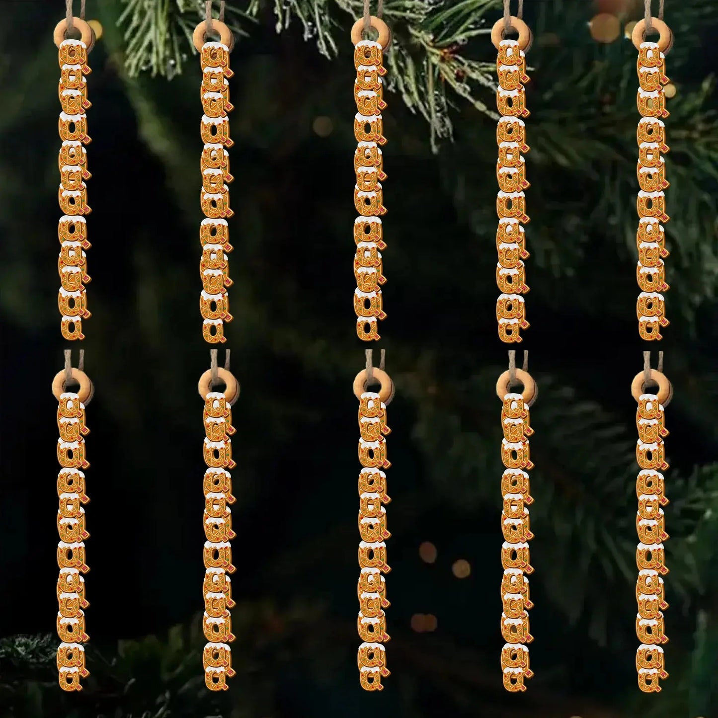 Handmade Gingerbread Letter Wooden Ornament – Personalized Gift One Letter at a Time – Birthday & Christmas Keepsake for Loved Ones  Ezcustomize