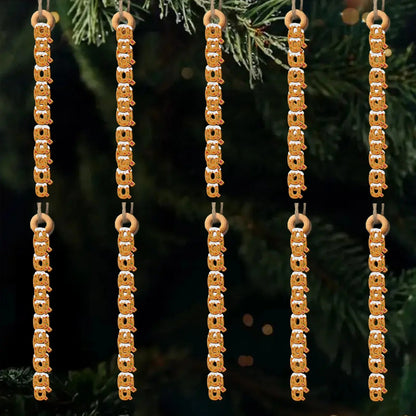 Handmade Gingerbread Letter Wooden Ornament – Personalized Gift One Letter at a Time – Birthday & Christmas Keepsake for Loved Ones  Ezcustomize