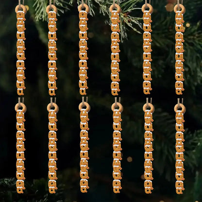 Handmade Gingerbread Letter Wooden Ornament – Personalized Gift One Letter at a Time – Birthday & Christmas Keepsake for Loved Ones  Ezcustomize