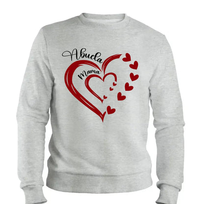 Heart in Heart Mom & Grandma – Personalized Light Color Shirt, Custom Gift for Mothers & Grandmothers  Ezcustomize