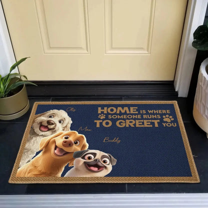 Home-Is-Where-Someone-Runs-To-Greet-You-Personalized-Doormat (4)
