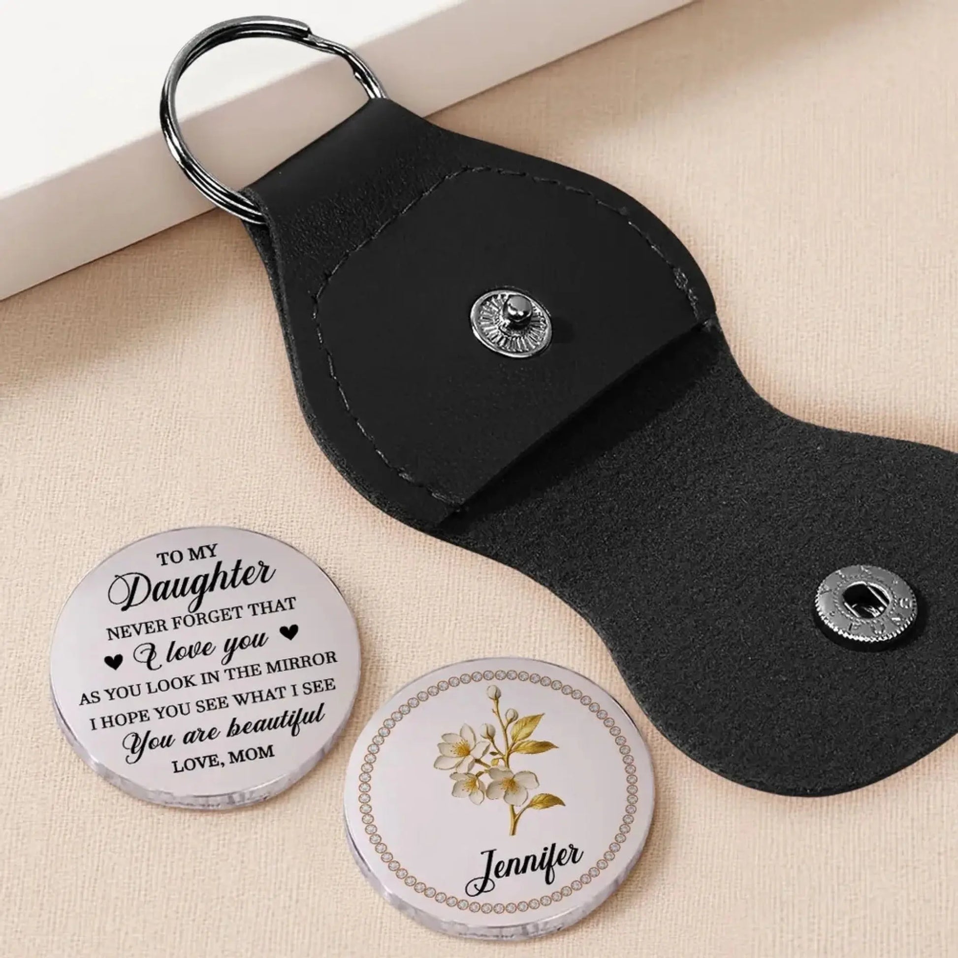 How Beautiful You Are – Personalized Custom 3D Effect Pocket Hug Token – Gift For Daughter/Granddaughter  Ezcustomize