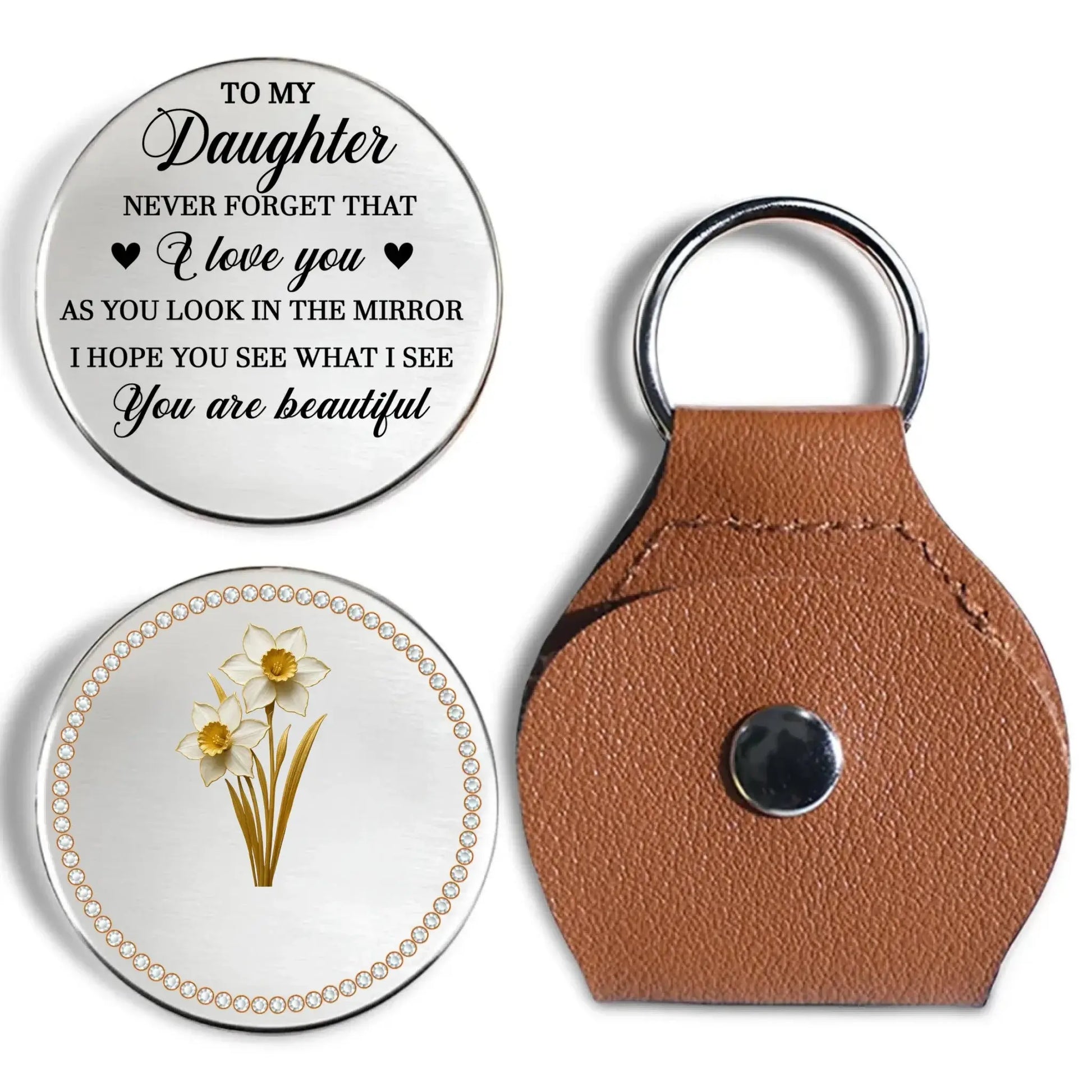 How Beautiful You Are – Personalized Custom 3D Effect Pocket Hug Token – Gift For Daughter/Granddaughter  Ezcustomize