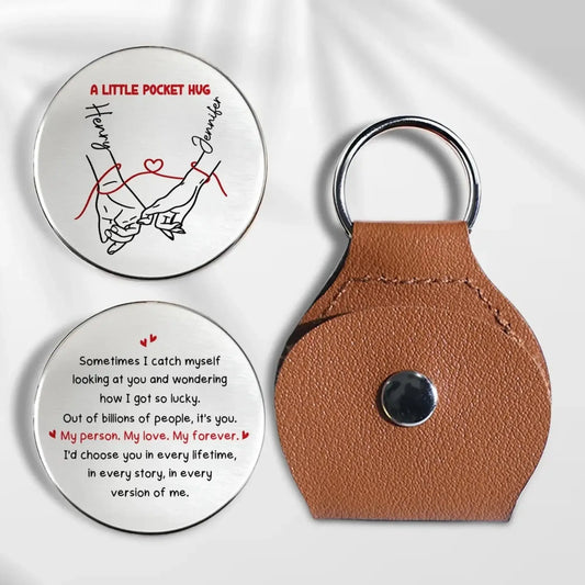 How Lucky I Am – Personalized Custom Pocket Hug Token – Meaningful Anniversary & Valentine’s Day Keepsake Gift for Him or Her  Ezcustomize