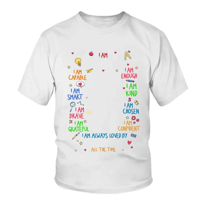 white youth shirt