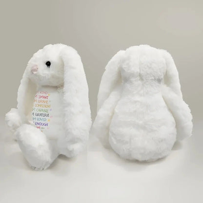 I Am Kind I Am Smart Affirmation – Personalized Soft Toy Bunny Plush – Gift for Kids  Ezcustomize