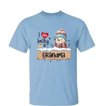 I Love Being A Grandma Shirt – Personalized Christmas Sweatshirt with Stockings and Kids’ Names – Custom Holiday Gift for Grandma or Nana  Ezcustomize