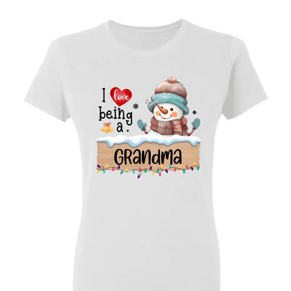 I Love Being A Grandma Shirt – Personalized Christmas Sweatshirt with Stockings and Kids’ Names – Custom Holiday Gift for Grandma or Nana  Ezcustomize