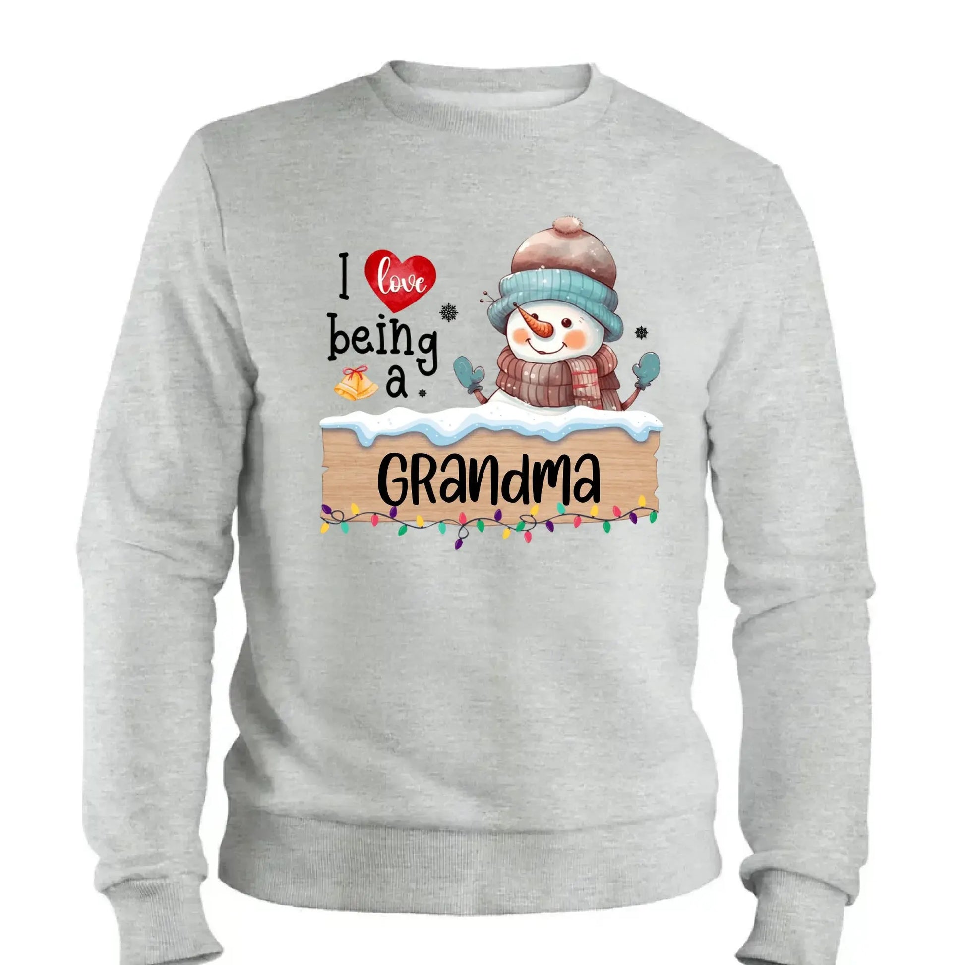I Love Being A Grandma Shirt – Personalized Christmas Sweatshirt with Stockings and Kids’ Names – Custom Holiday Gift for Grandma or Nana  Ezcustomize