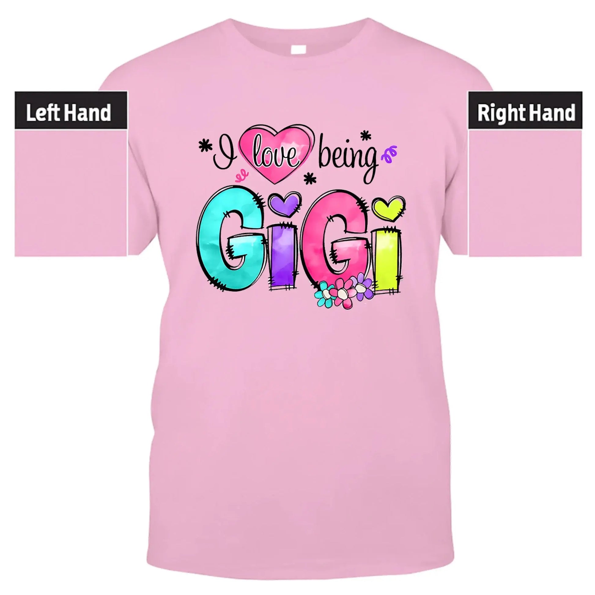 I Love Being Gigi Shirt – Personalized Custom Grandma/Nana Tee with Grandkids’ Names, Cute Gift for Gigi or Nana  Ezcustomize