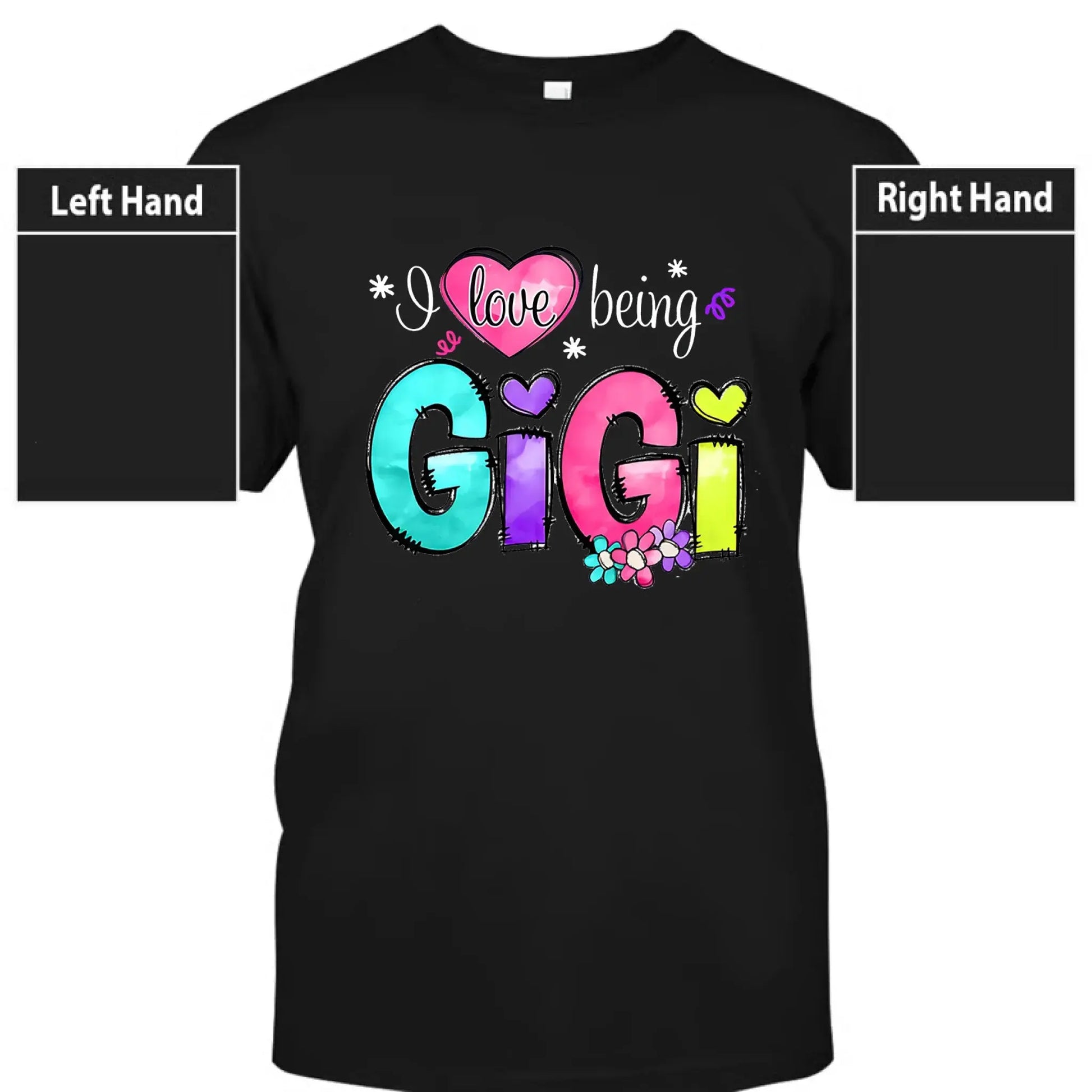 I Love Being Gigi Shirt – Personalized Custom Grandma/Nana Tee with Grandkids’ Names, Cute Gift for Gigi or Nana  Ezcustomize