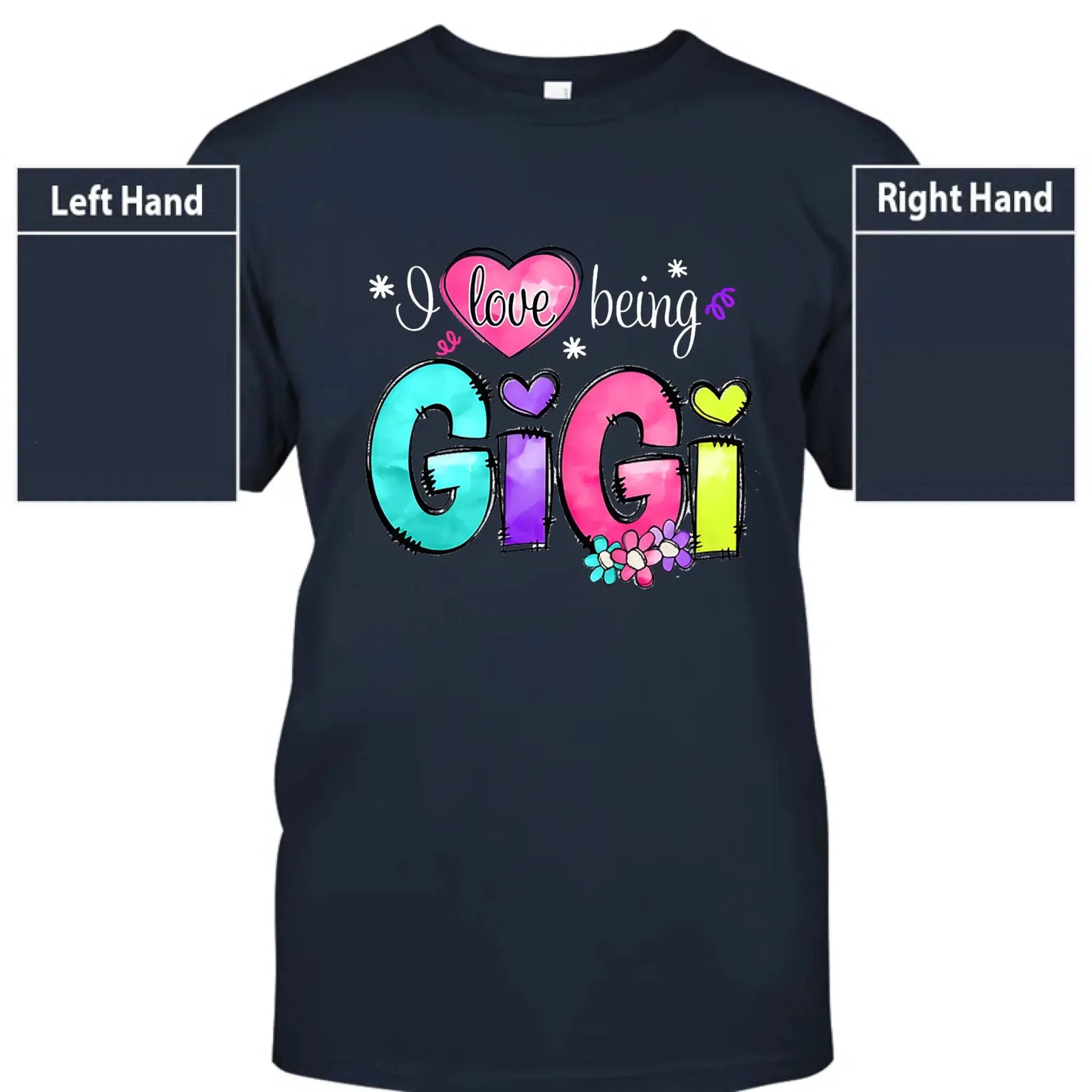 I Love Being Gigi Shirt – Personalized Custom Grandma/Nana Tee with Grandkids’ Names, Cute Gift for Gigi or Nana  Ezcustomize