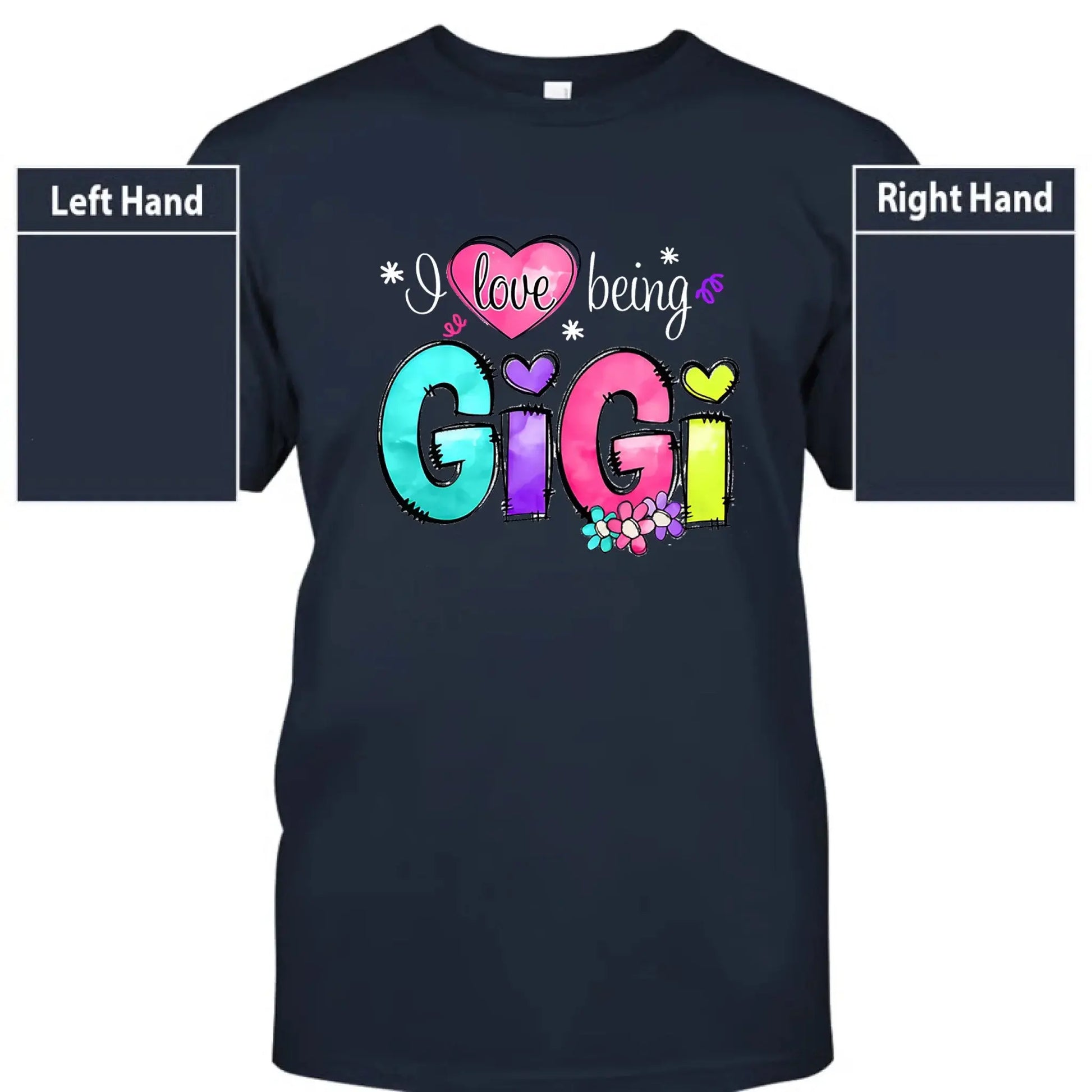 I Love Being Gigi Shirt – Personalized Custom Grandma/Nana Tee with Grandkids’ Names, Cute Gift for Gigi or Nana  Ezcustomize