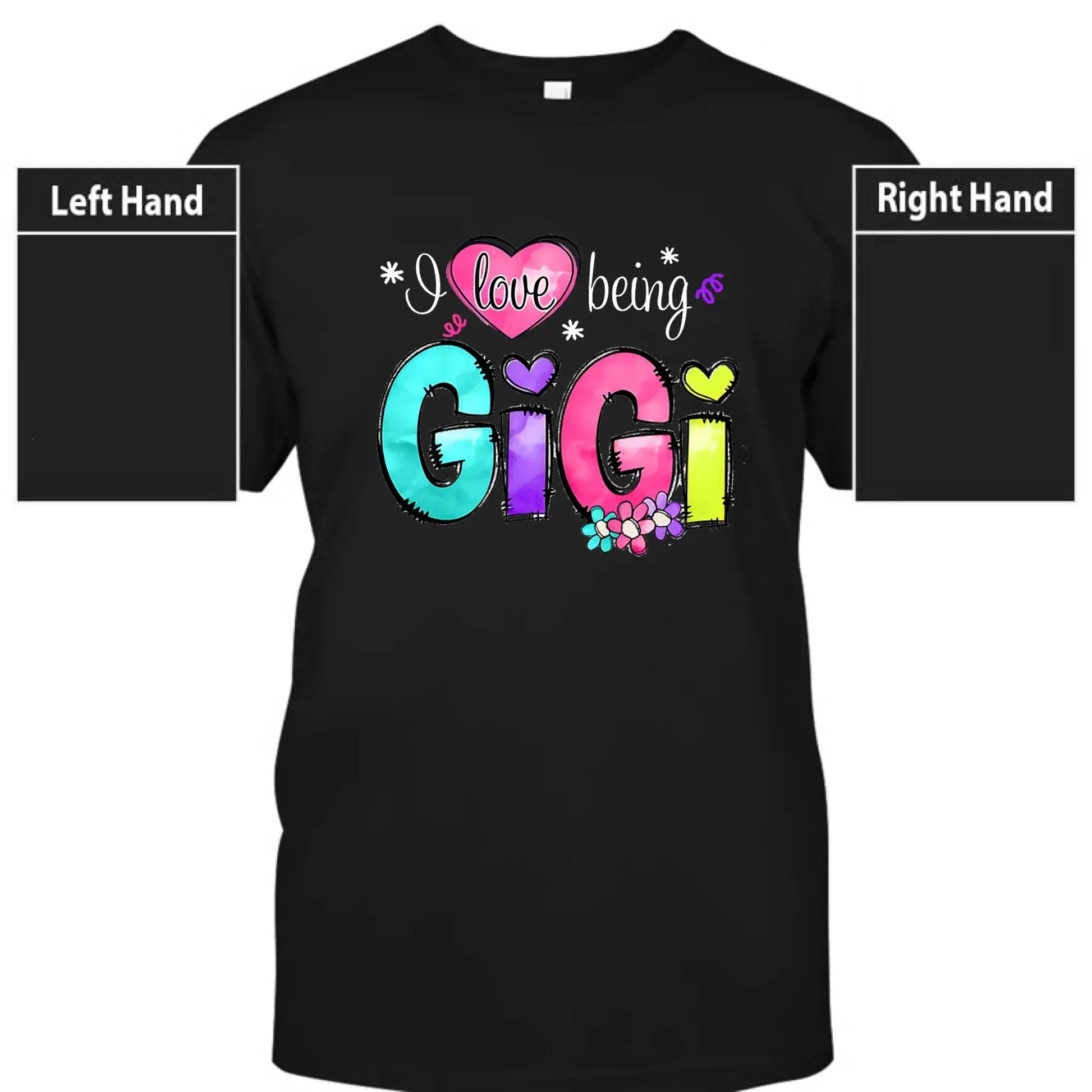 I Love Being Gigi Shirt – Personalized Custom Grandma/Nana Tee with Grandkids’ Names, Cute Gift for Gigi or Nana  Ezcustomize