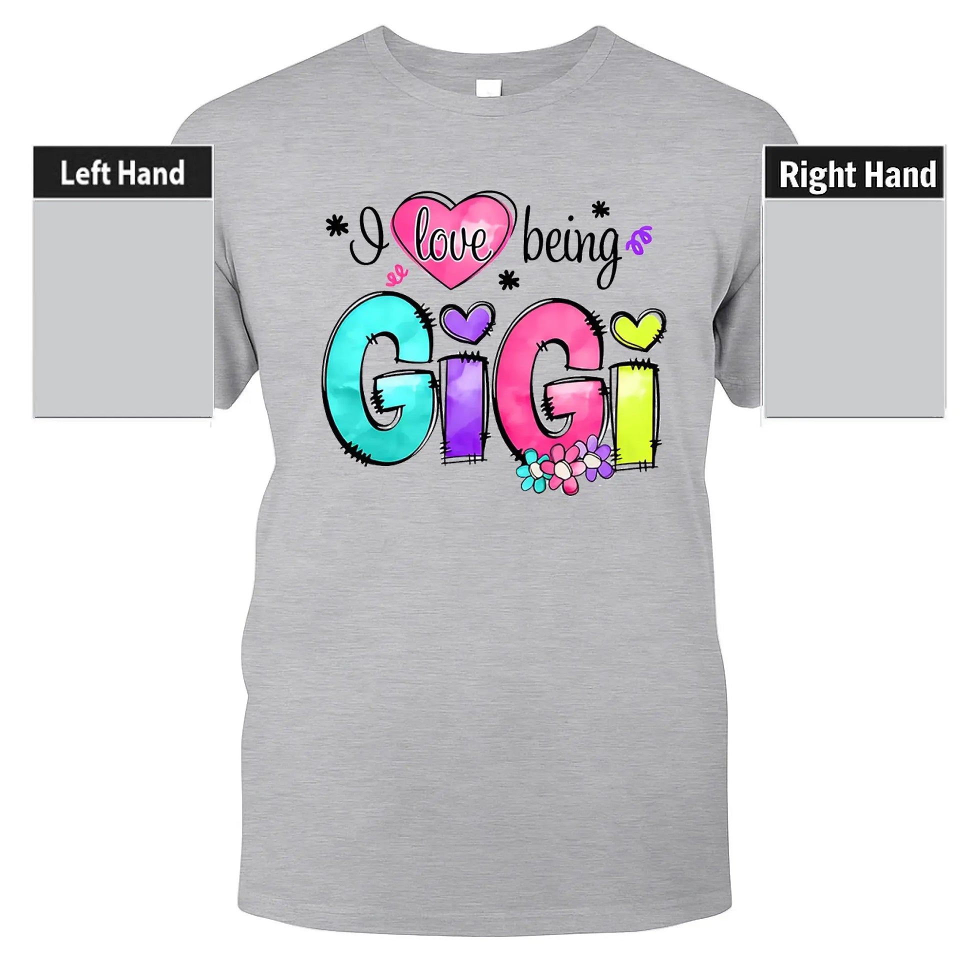 I Love Being Gigi Shirt – Personalized Custom Grandma/Nana Tee with Grandkids’ Names, Cute Gift for Gigi or Nana  Ezcustomize