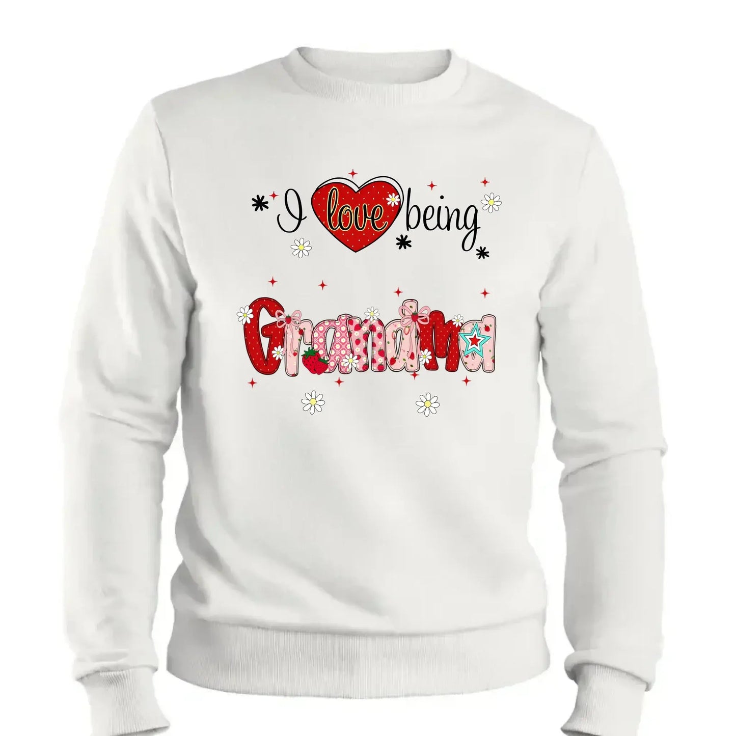 I Love Being a Grandma Shirt – Personalized Strawberry Grandma Tee with Grandkids' Names – Cute Summer Gift for Nana, Gigi, or Grandma  Ezcustomize