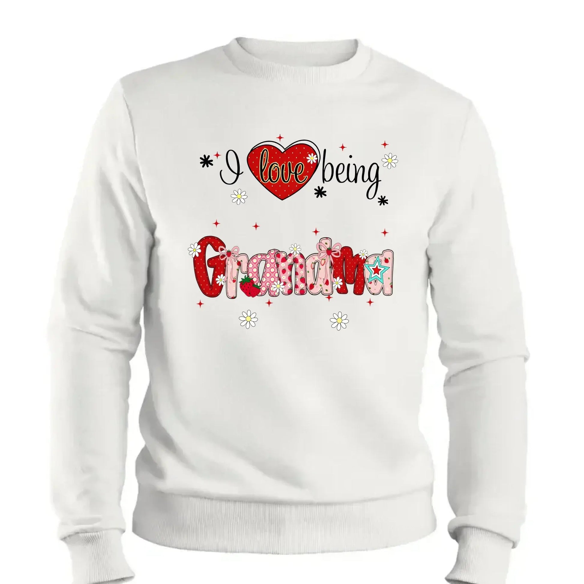 I Love Being a Grandma Shirt – Personalized Strawberry Grandma Tee with Grandkids' Names – Cute Summer Gift for Nana, Gigi, or Grandma  Ezcustomize