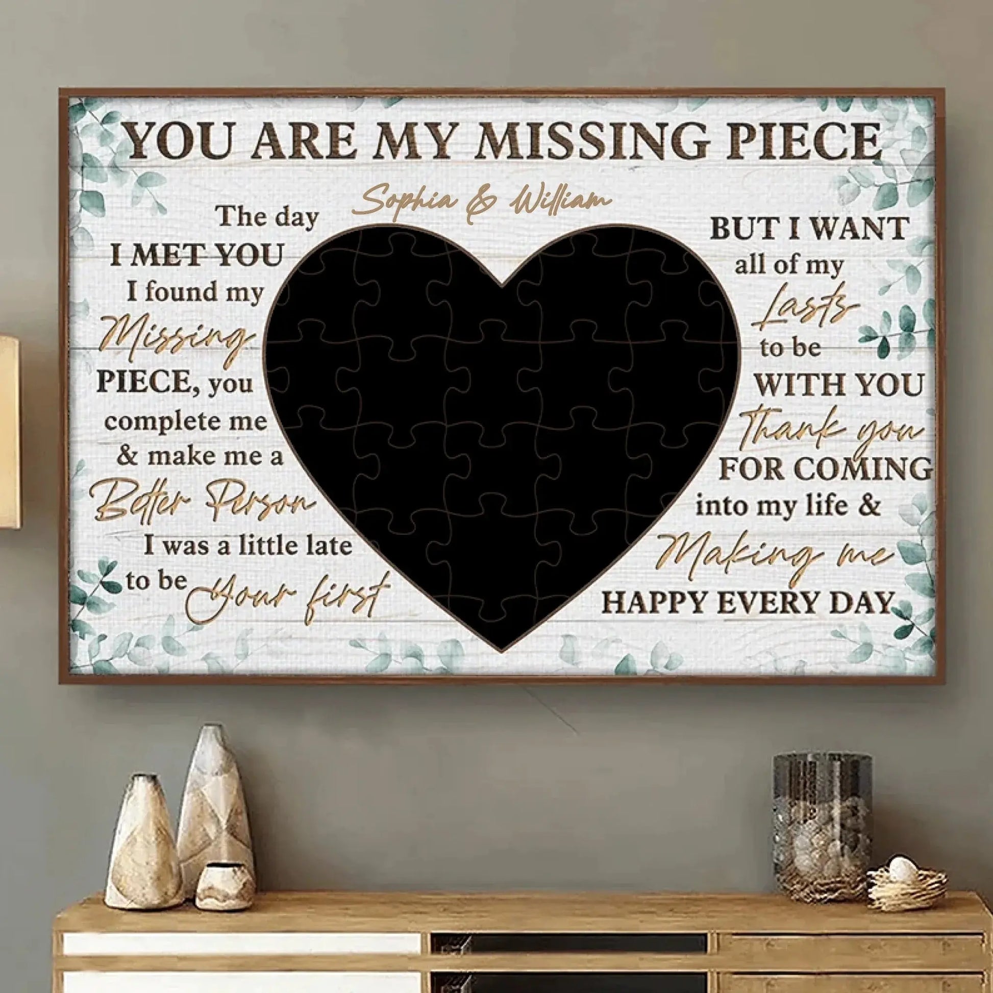 I Want All of My Lasts to Be With You Personalized Horizontal Poster – Upload Your Photo, Romantic Custom Wall Art Gift for Couples  Ezcustomize