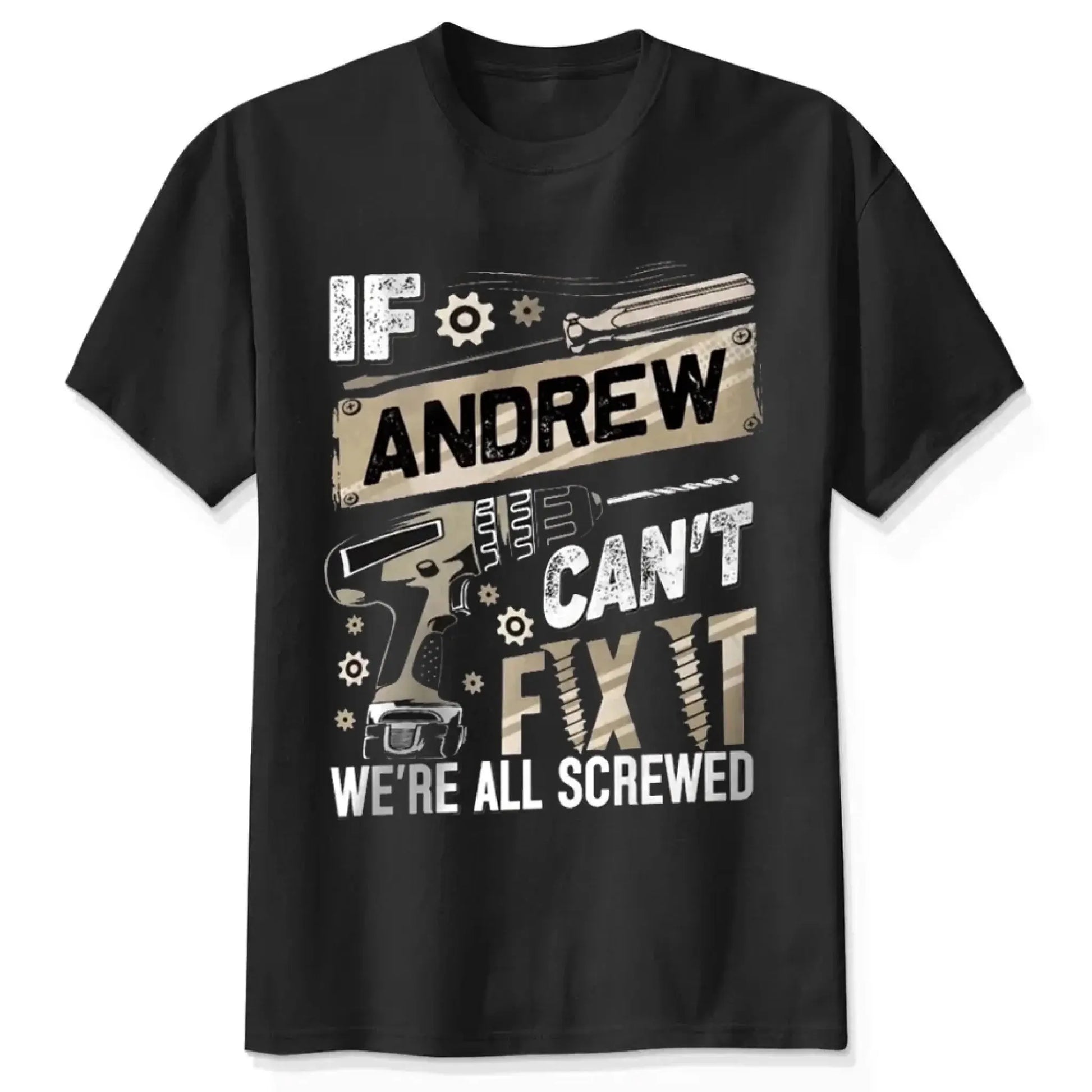 If Dad Can’t Fix It T-Shirt – Personalized Funny Repair Shirt for Dad – Father’s Day or Birthday Gift for Handy Dad  Ezcustomize