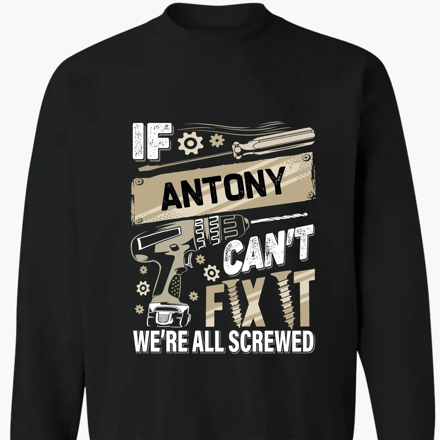 If Dad Can’t Fix It T-Shirt – Personalized Funny Repair Shirt for Dad – Father’s Day or Birthday Gift for Handy Dad  Ezcustomize