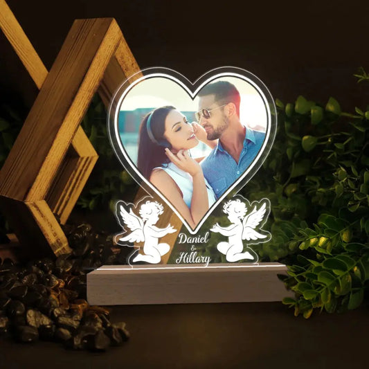 Led Light For Couple - Personalized Photo LED Light - Anniversary Gifts For Her, Him  Ezcustomize