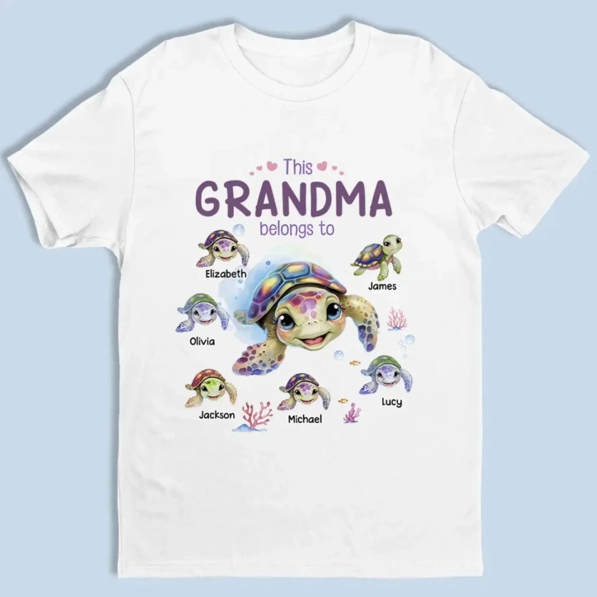 Legacy Of Love In Every Hug - Family Personalized Custom Unisex T-shirt, Premium T-shirt, Hoodie - Gift For Mom, Grandma  Ezcustomize