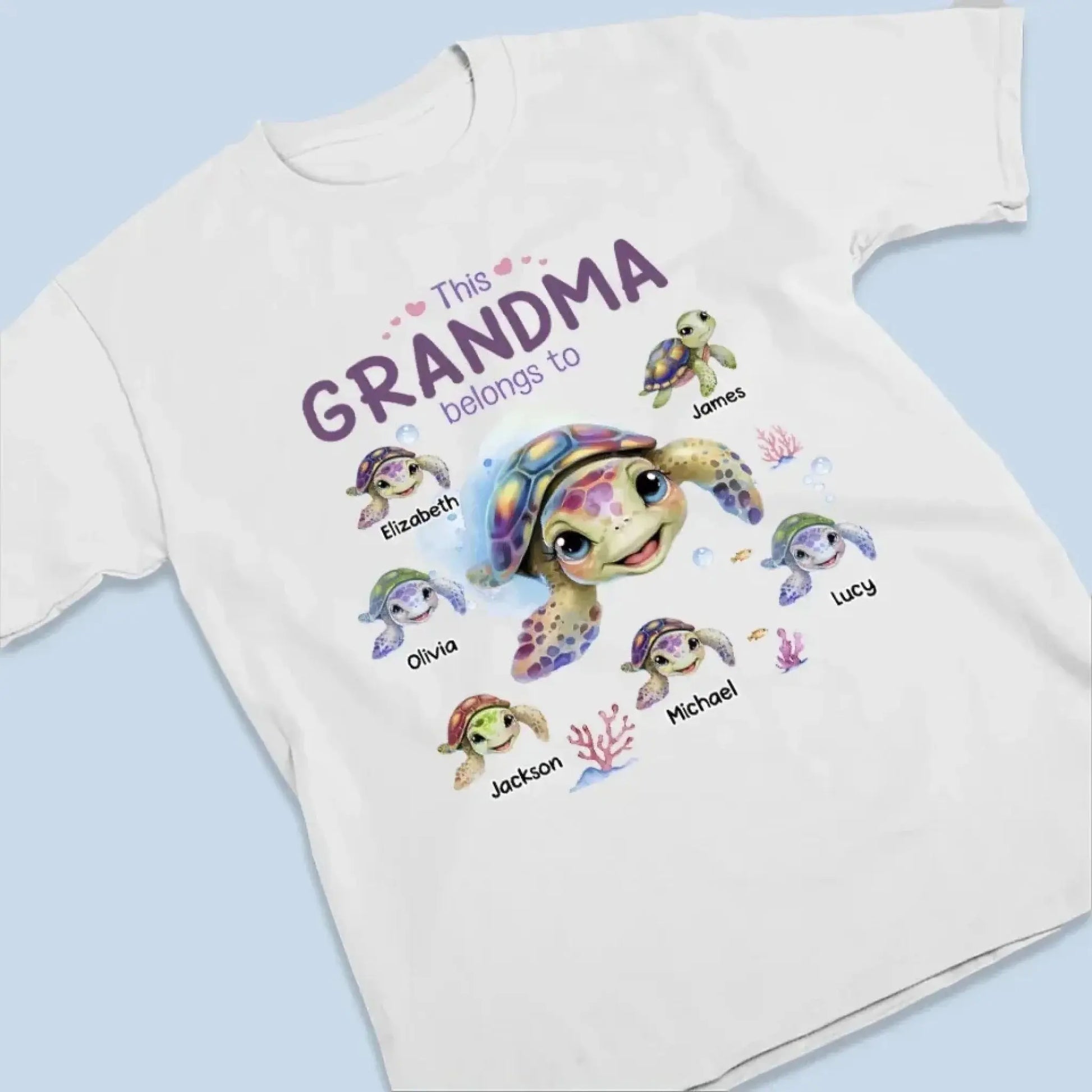 Legacy Of Love In Every Hug - Family Personalized Custom Unisex T-shirt, Premium T-shirt, Hoodie - Gift For Mom, Grandma  Ezcustomize