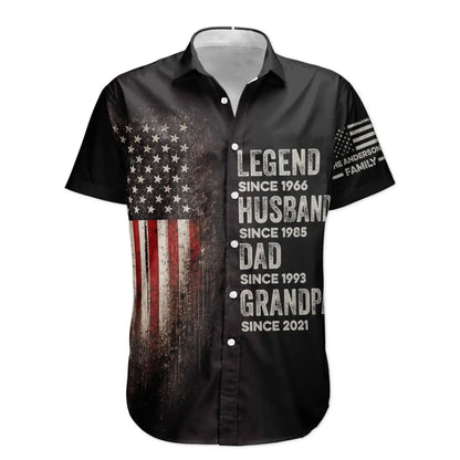Legend_Husband_Dad_And_Grandpa_Custom_Family_Name_Personalized_Hawaiian_Shirt_4