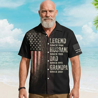 Legend_Husband_Dad_And_Grandpa_Custom_Family_Name_Personalized_Hawaiian_Shirt_3