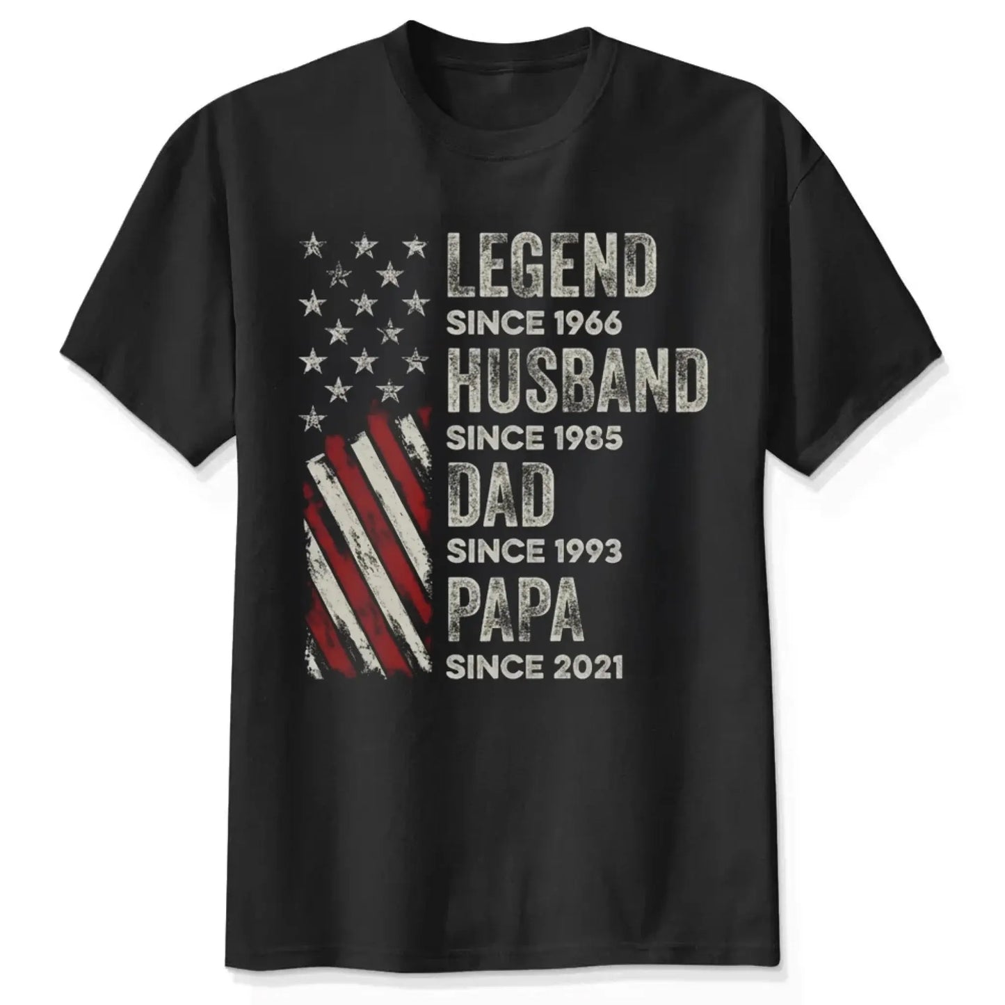 Legend Husband Dad Grandpa Custom Family Name – Personalized Shirt Tee – Funny Father’s Day Birthday Gift for Dad Grandpa  Ezcustomize