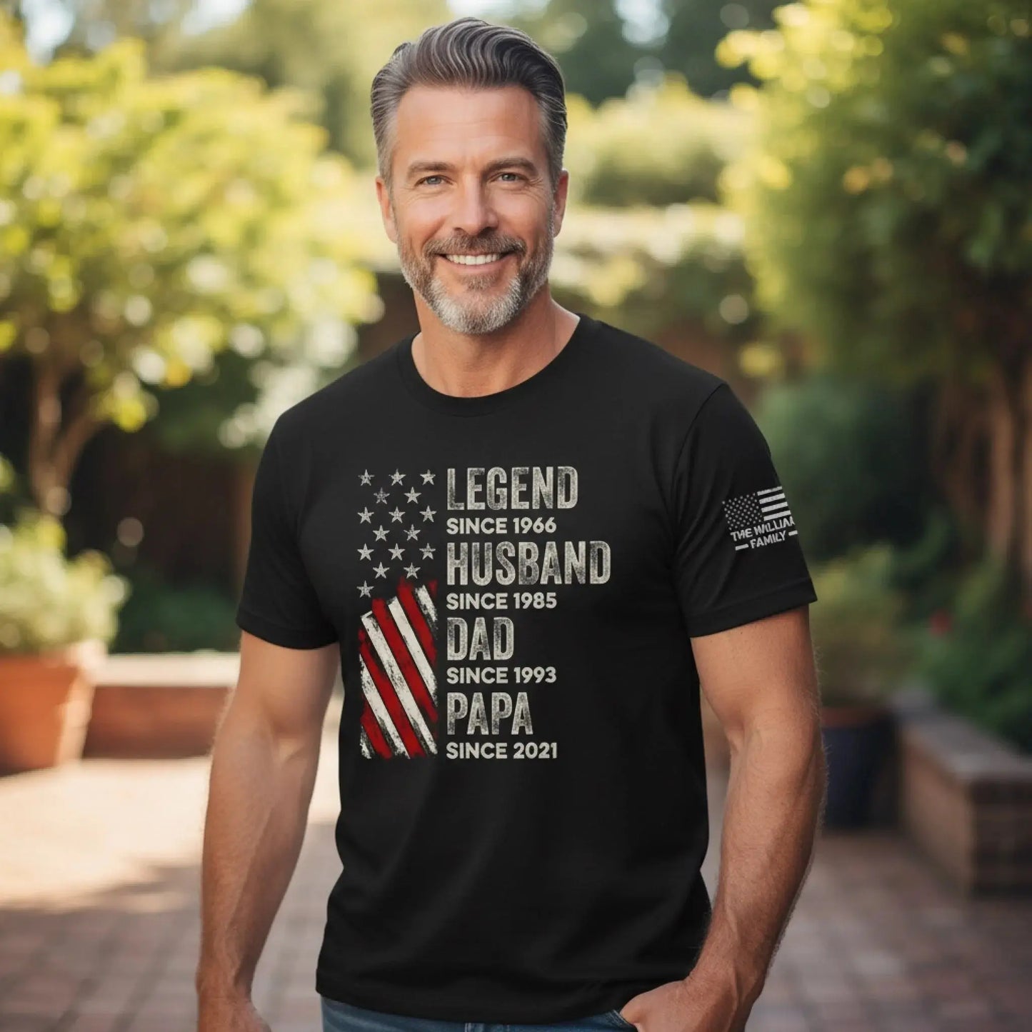 Legend Husband Dad Grandpa Custom Family Name – Personalized Shirt Tee – Funny Father’s Day Birthday Gift for Dad Grandpa  Ezcustomize