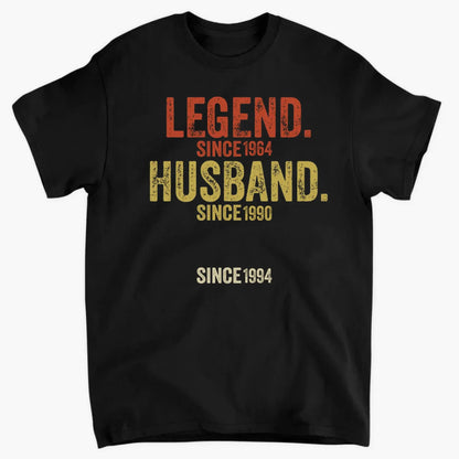 Legend Husband Dad Papa - Personalized Shirt - Custom Gift for Dads & Grandpas  Ezcustomize