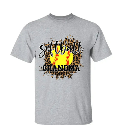 Leopard Print Sport Grandma Shirt – Personalized Custom T-Shirt – Funny Birthday Gift for Grandma, Nana, Mimi, Mom, or Wife  Ezcustomize