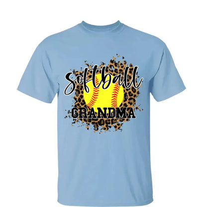 Leopard Print Sport Grandma Shirt – Personalized Custom T-Shirt – Funny Birthday Gift for Grandma, Nana, Mimi, Mom, or Wife  Ezcustomize