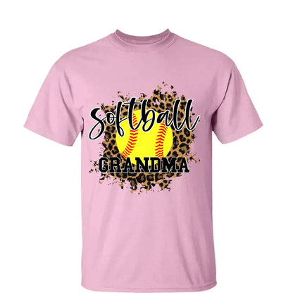 Leopard Print Sport Grandma Shirt – Personalized Custom T-Shirt – Funny Birthday Gift for Grandma, Nana, Mimi, Mom, or Wife  Ezcustomize