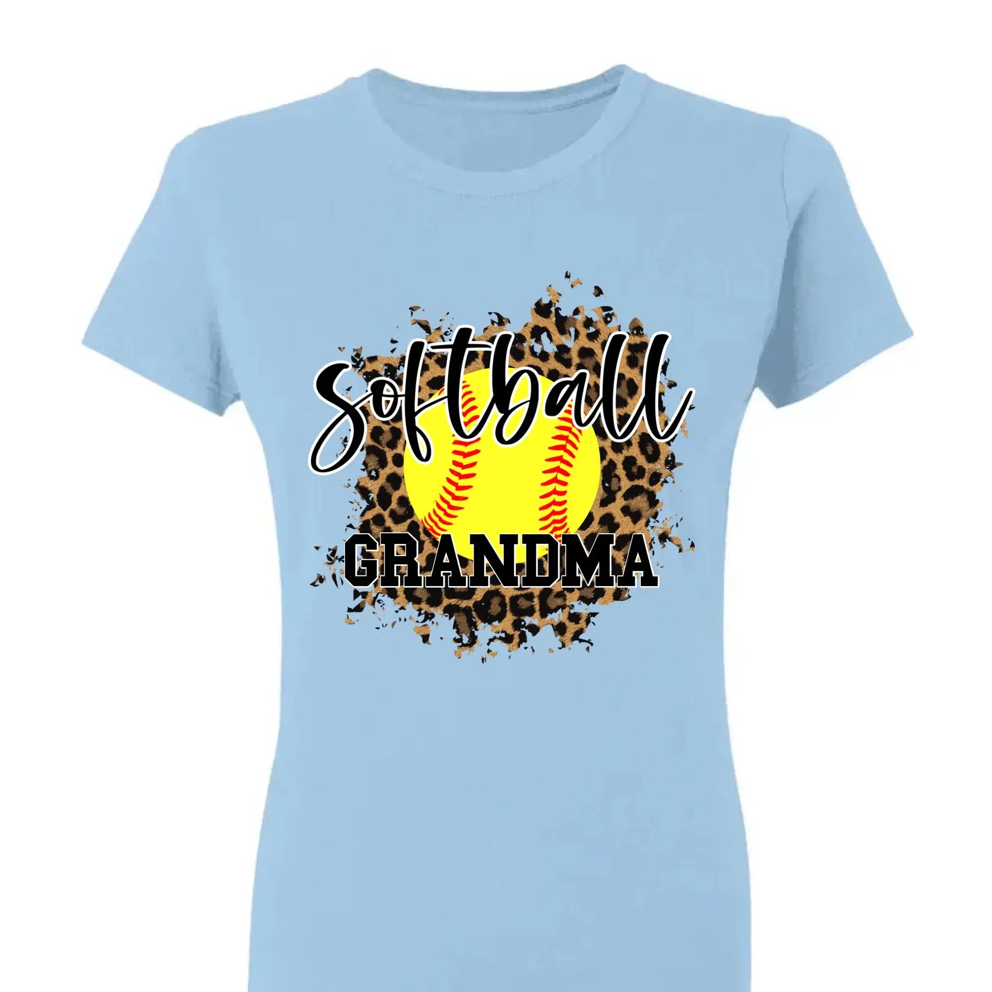 Leopard Print Sport Grandma Shirt – Personalized Custom T-Shirt – Funny Birthday Gift for Grandma, Nana, Mimi, Mom, or Wife  Ezcustomize