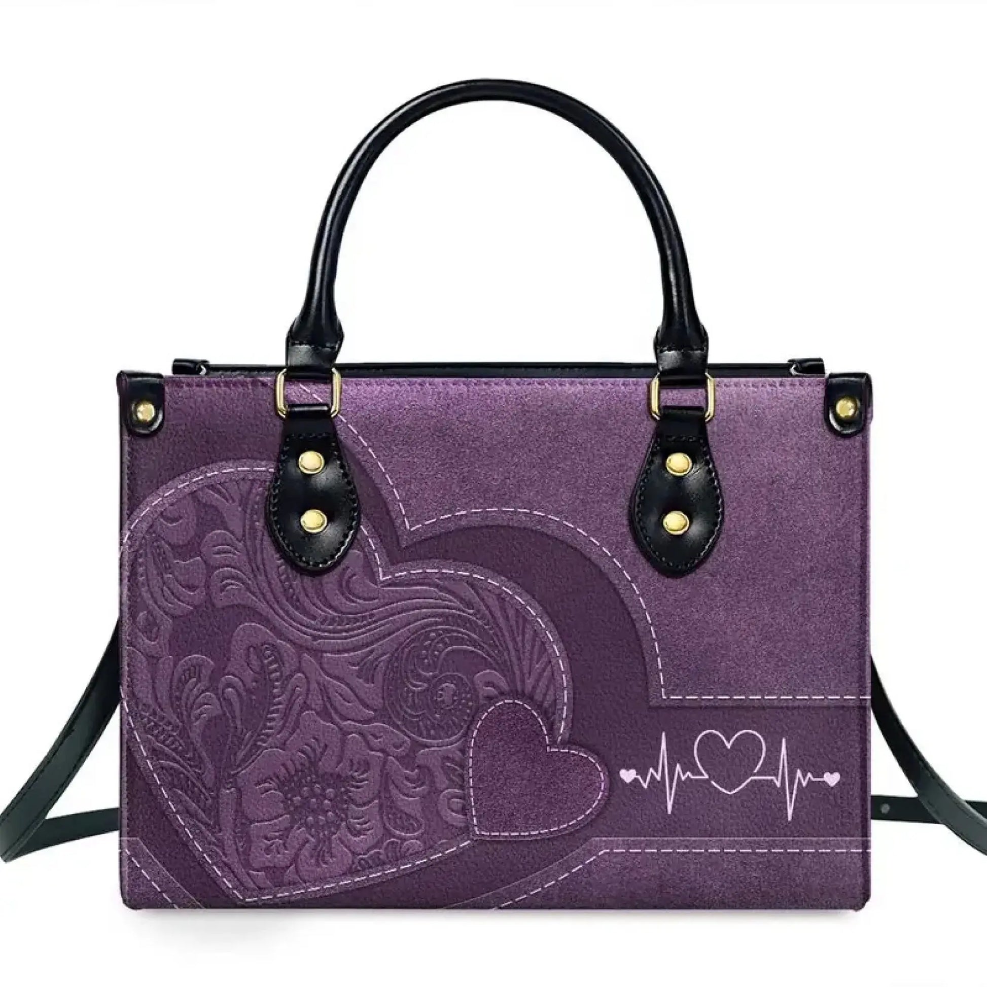 Little Sweethearts - Personalized Custom Leather Bag, Gift for Mom, Wife, or Grandma | Birthday, Mother's Day or Any Occasion  Ezcustomize