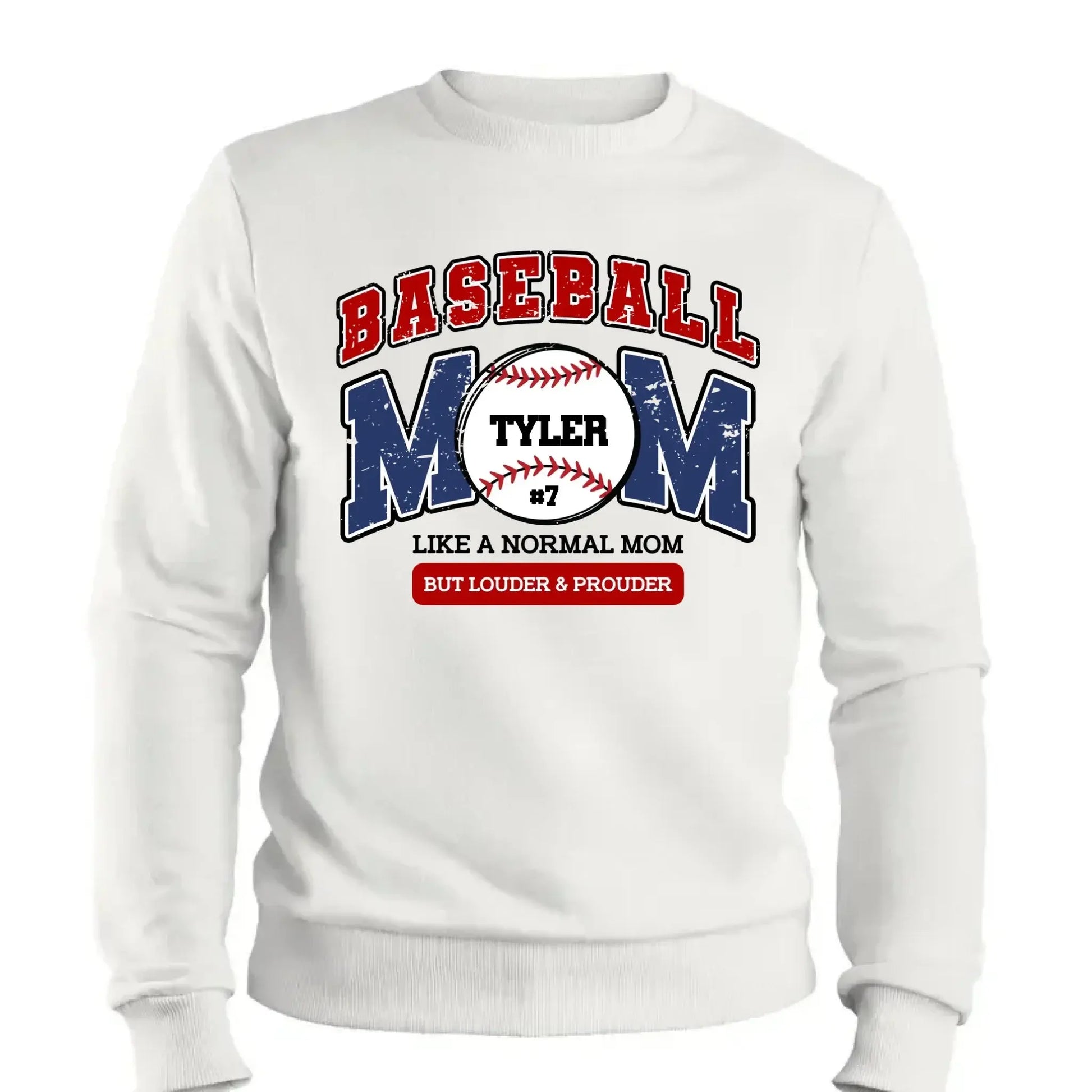 Loud and Proud Baseball Mom Shirt – Personalized T-Shirt – Custom Game Day Gift for Proud Baseball Moms  Ezcustomize