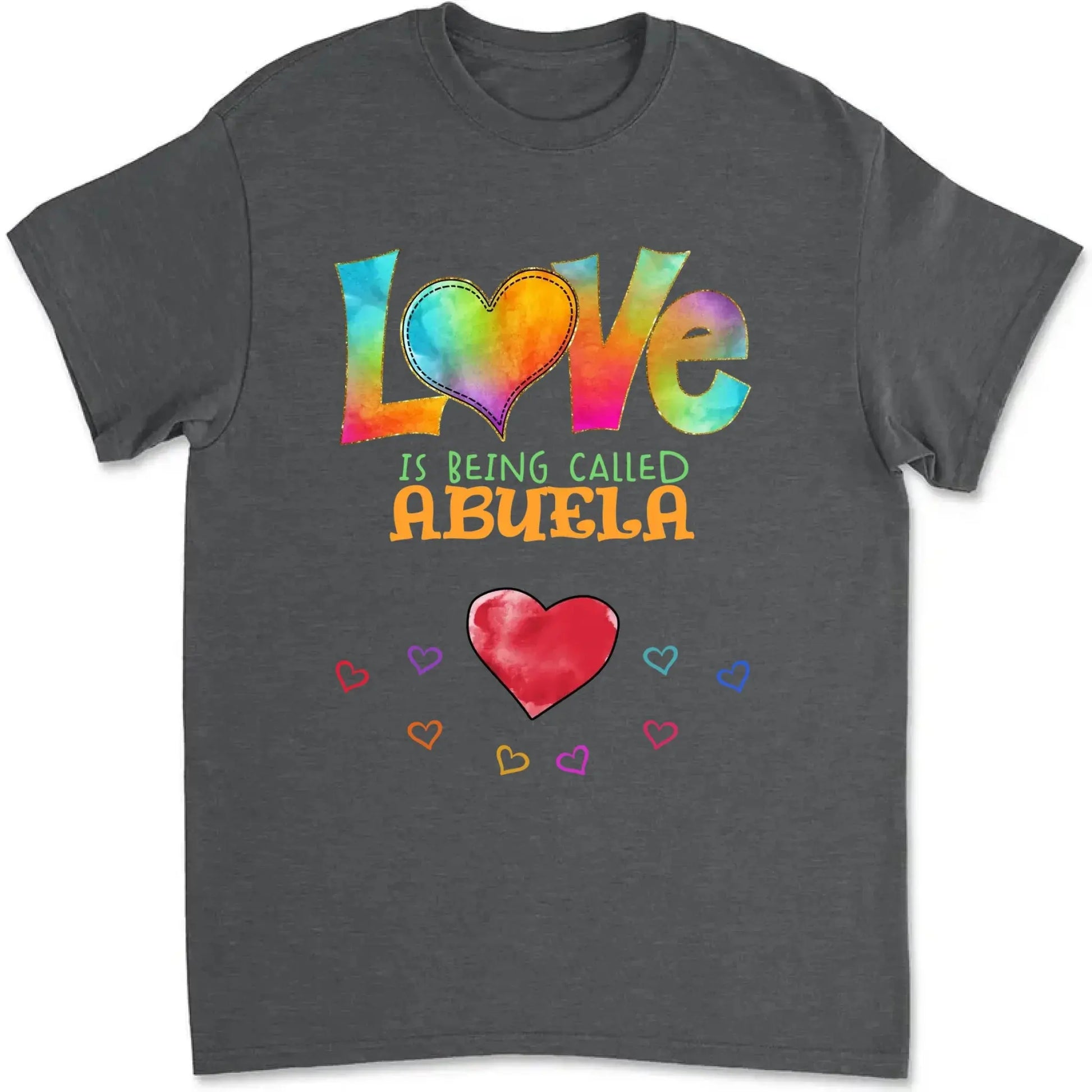 Love Is Being Called Grandma – Personalized Shirt with Colorful Pattern, Custom Gift for Grandmas & Family  Ezcustomize